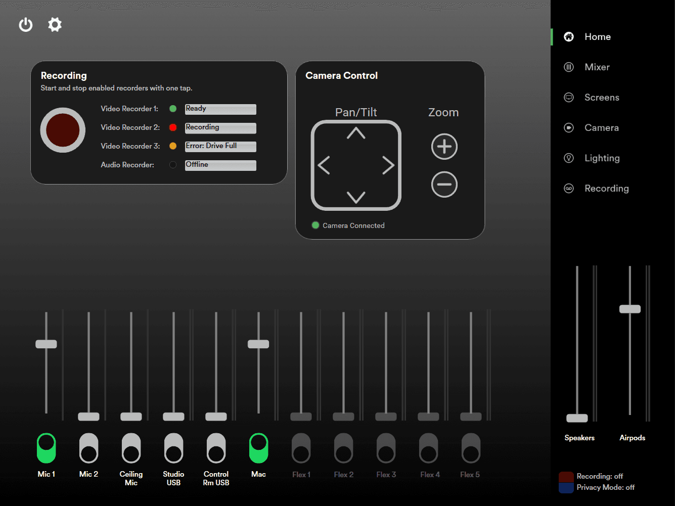Spotify - Broadcast Studio touch panel interface, image 2